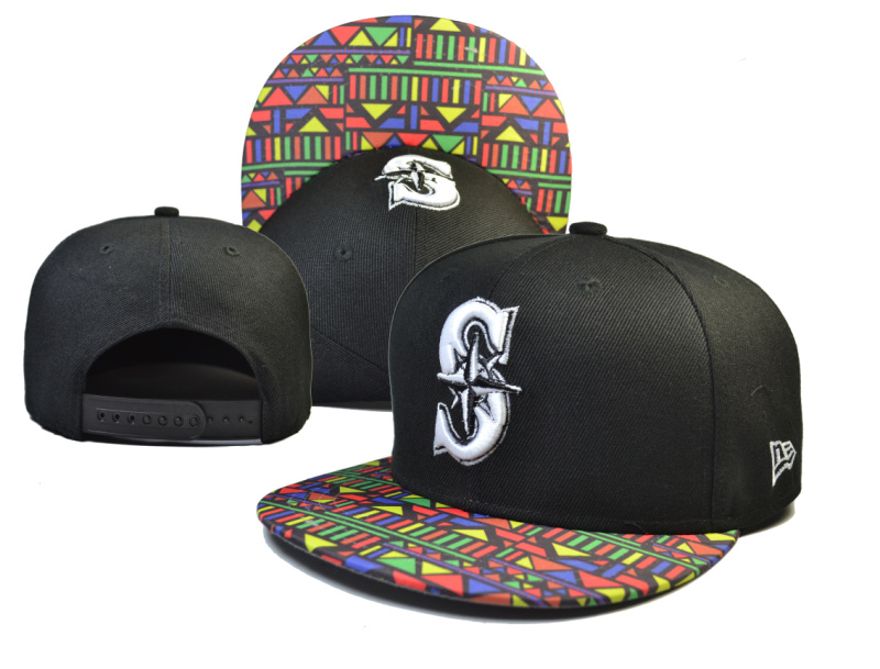 MLB Seattle Mariners NE Snapback Hat #06